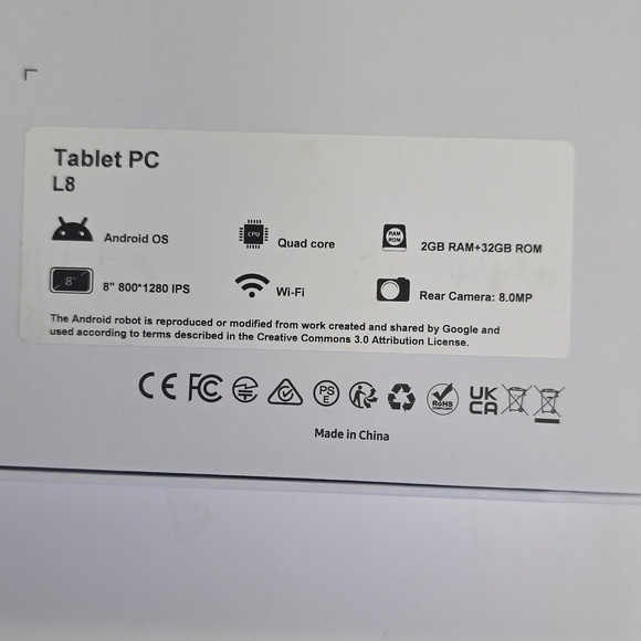 8 inch Android tablet - Picture 2 of 2